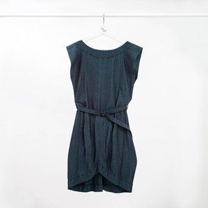 Religion Blue Chambray Dress with Tonal Studs